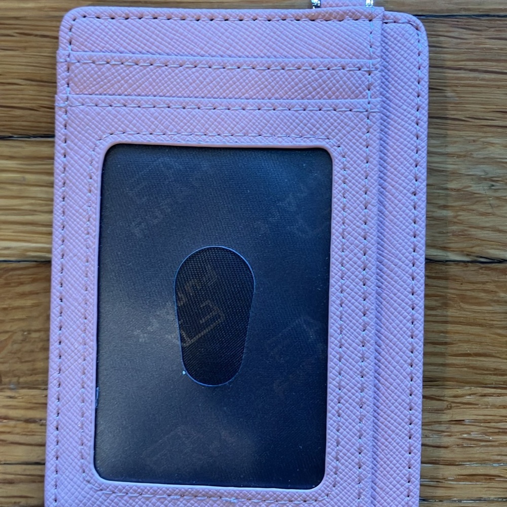 Pink Card Holder Wallet